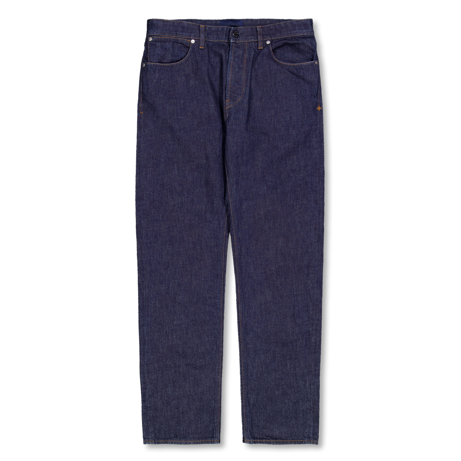Stone Island 5 Pocket Pants Indigo Denim Rinsed Straight - J100005 
