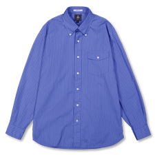 J.Press                                            Baggy Fit B.D Soktas Meander Garment Dye - Blue