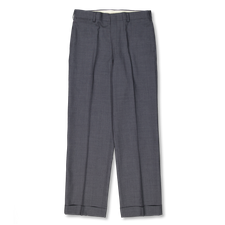J.Press                                            Piped Stem Trousers Peppin Merino Tropical - Gray