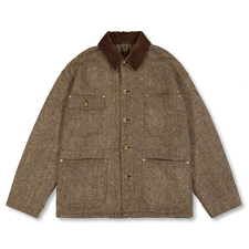 orSlow Harris Tweed Fit Coverall - Khaki