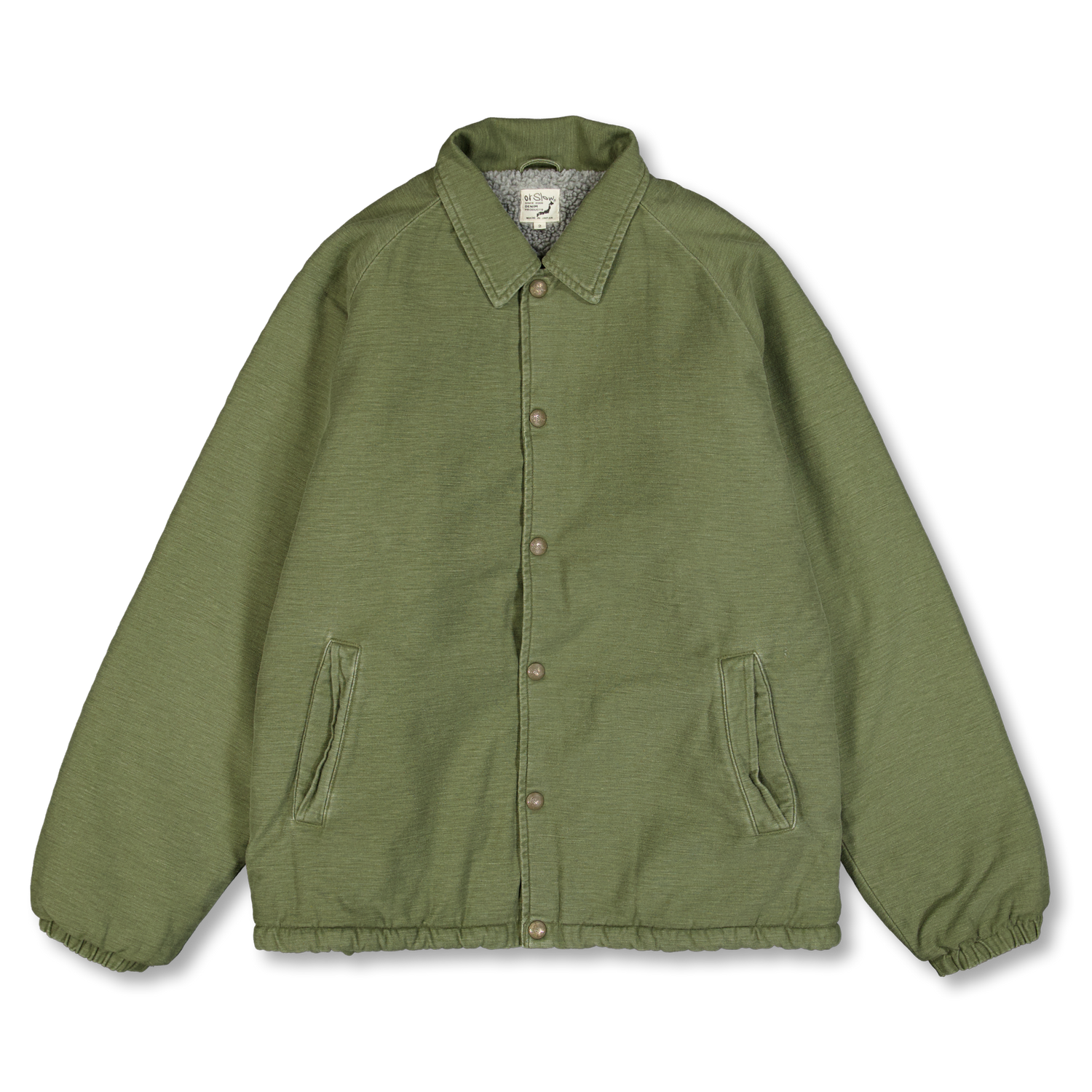 ジャケット・アウター echeveria washed coach JKT ovy echeveria washed coach JKT ovy Vintage Washed Coach Jacket With