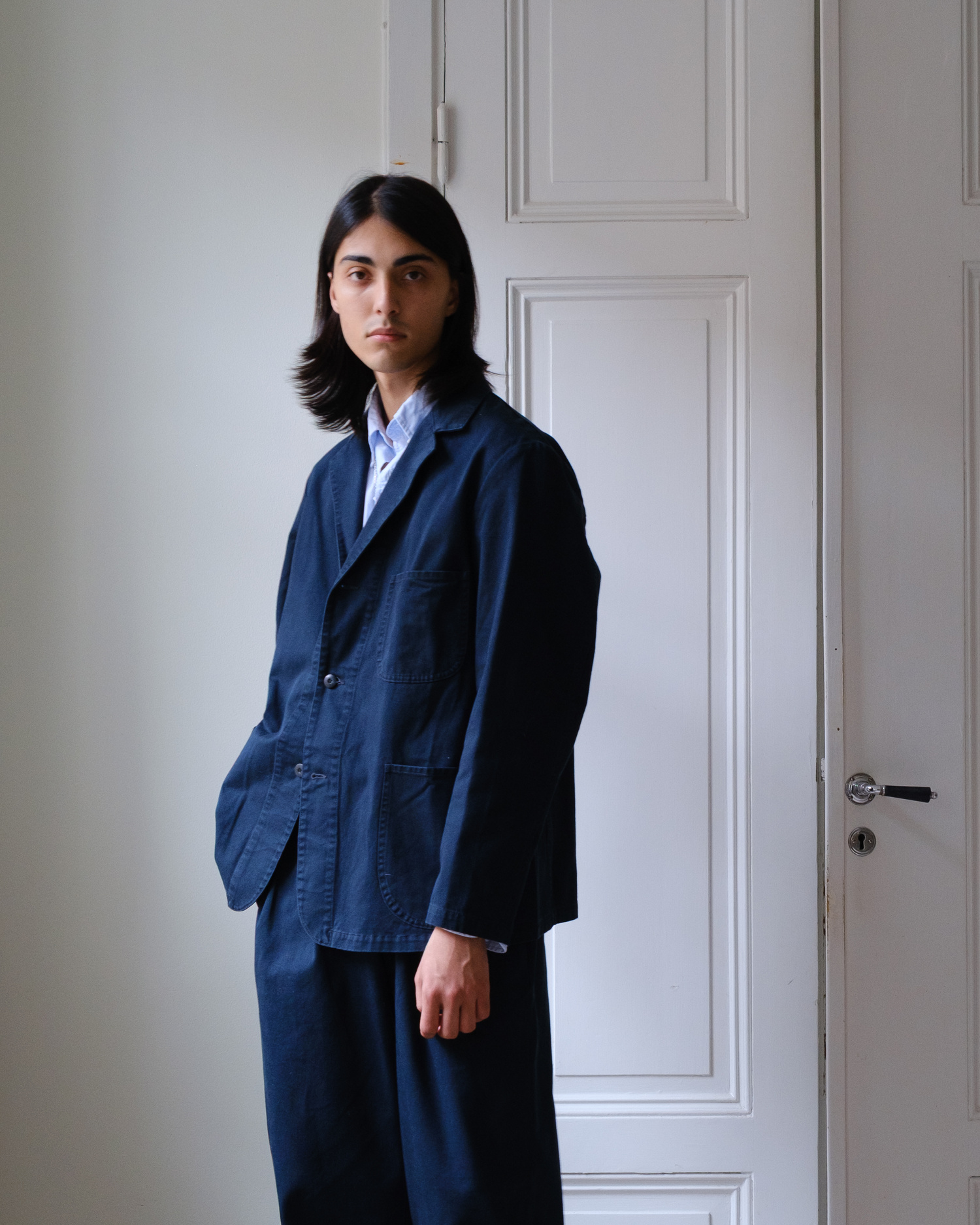 Nitty Gritty® Worldwide Stone Washed Blazer Navy | Nitty Gritty