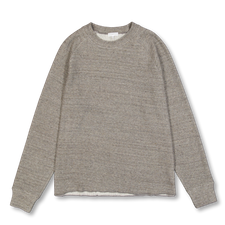 Lady White Co. Raglan Thermal - Grey Melange