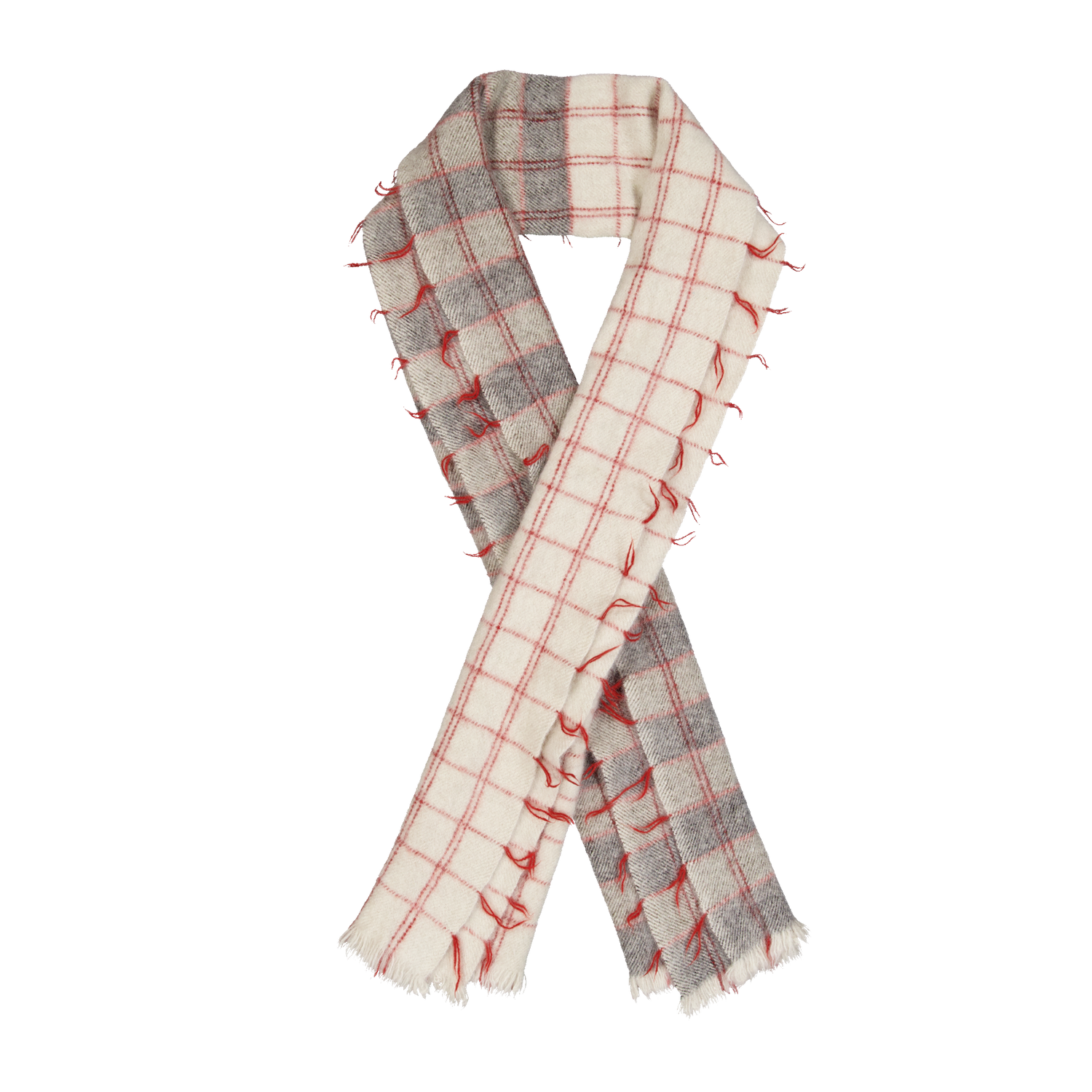 Norlha Nomad Dense Boiled Rows Scarf Ice Stone | Nitty Gritty