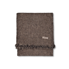 Norlha Nomad Pilgrimage Scarf - Black & Natural Yak Grey