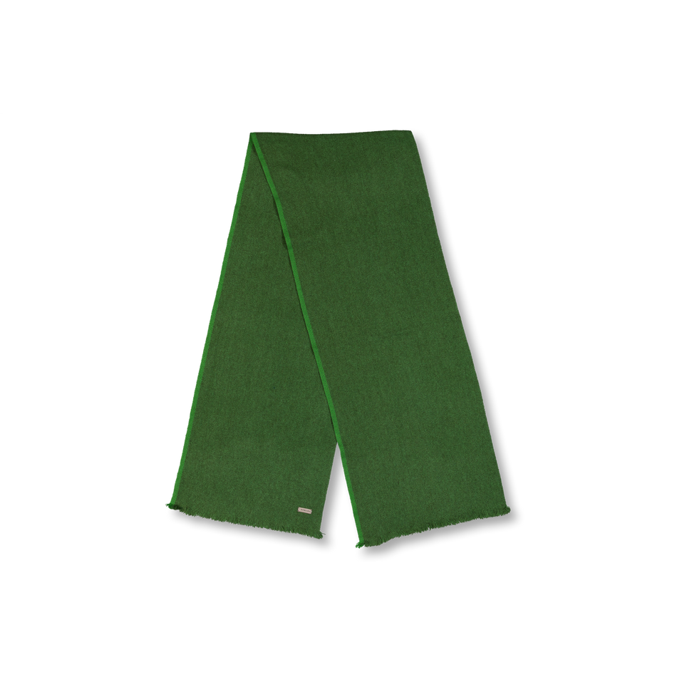 Norlha Nomad Border Skinny Scarf Pine Green | Nitty Gritty