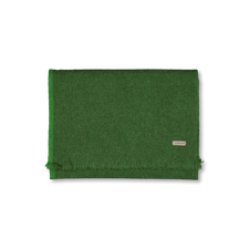 Norlha Nomad Border Skinny Scarf - Pine Green