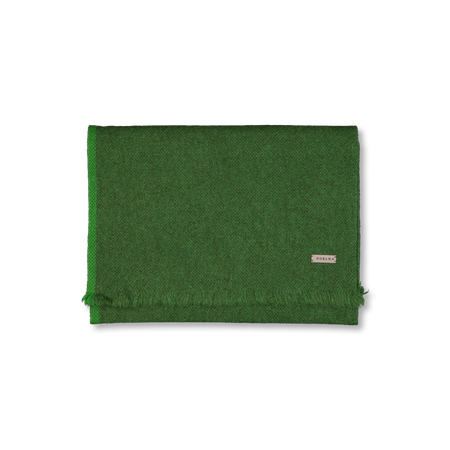 Norlha Nomad Border Skinny Scarf Pine Green | Nitty Gritty