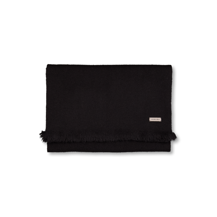 Norlha Nomad Classic Skinny Scarf Black | Nitty Gritty