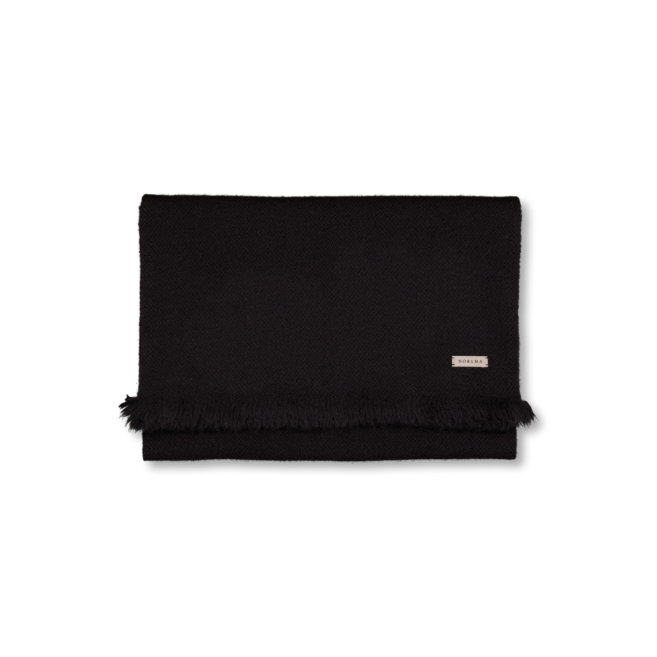 Norlha Nomad Classic Skinny Scarf Black | Nitty Gritty