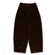 Cordera Corduroy Baggy Pants - Brown