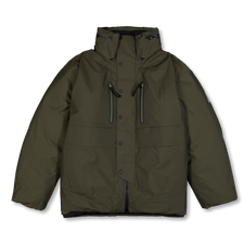 And Wander Rain Proof Down Jacket - D.Khaki