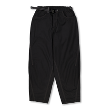 And Wander High Count Cloth Wide Pants - Black