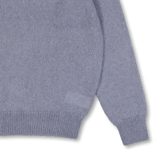 Batoner Pure Mohair Polo Sax Gray | Nitty Gritty