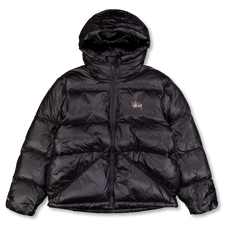 Stüssy Micro Ripstop Down Parka - Jet Black