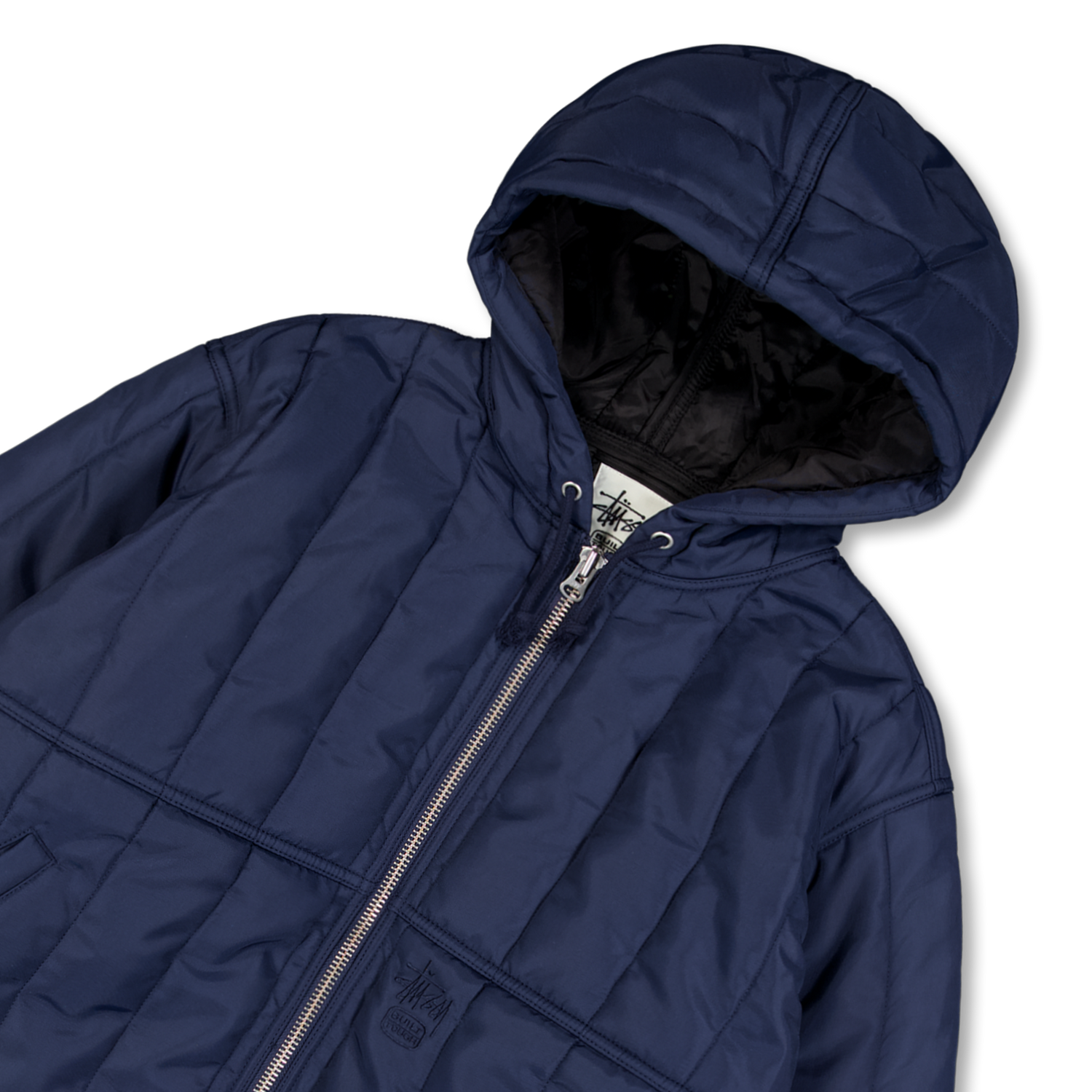 Stüssy Work Jacket Quilted Nylon Navy | Nitty Gritty