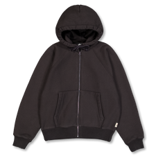 Stüssy Raglan Zip Hood - Washed Black