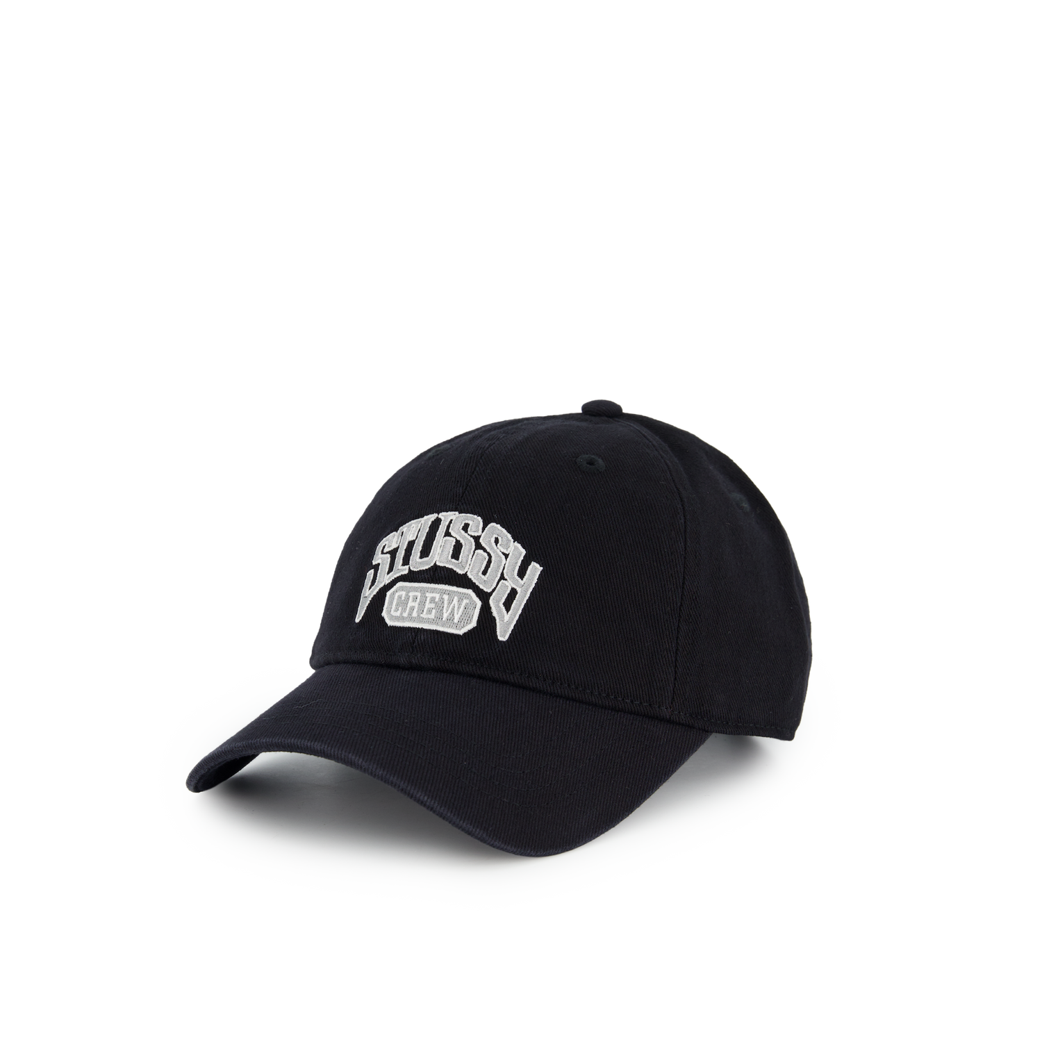 Stüssy LP Crew Strapback Black | Nitty Gritty