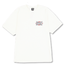 Stüssy Champion Oval Pig. Dyed Tee - Natural