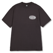 Stüssy Champion Oval Pig. Dyed Tee - Faded Black