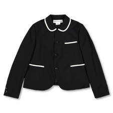 Comme des Garçons Girl White Ribbon Blazer - Black
