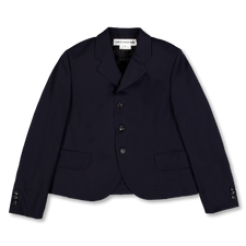 Comme des Garçons Girl Wool Gabardine Jacket - Navy