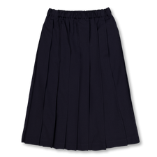 Comme des Garçons Girl Pleated Wool Skirt - Navy