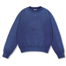 Auralee Product Dyed Pima Light Sweat P/O - Light Navy
