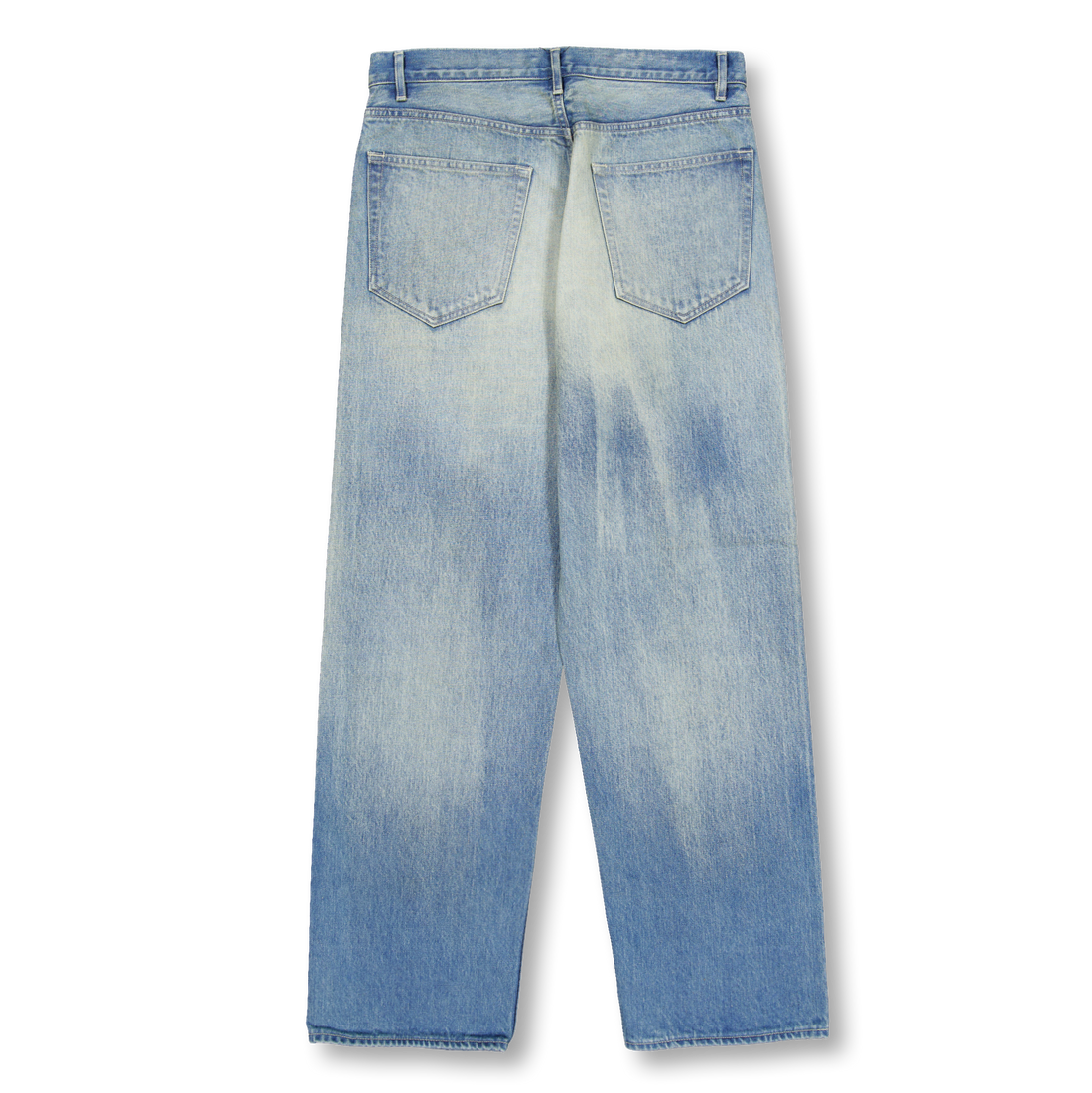 Auralee Selvedge Faded Heavy Denim Wide Pants Faded Indigo | Nitty
