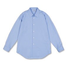 Auralee Washed Finx Twill Shirt - Blue