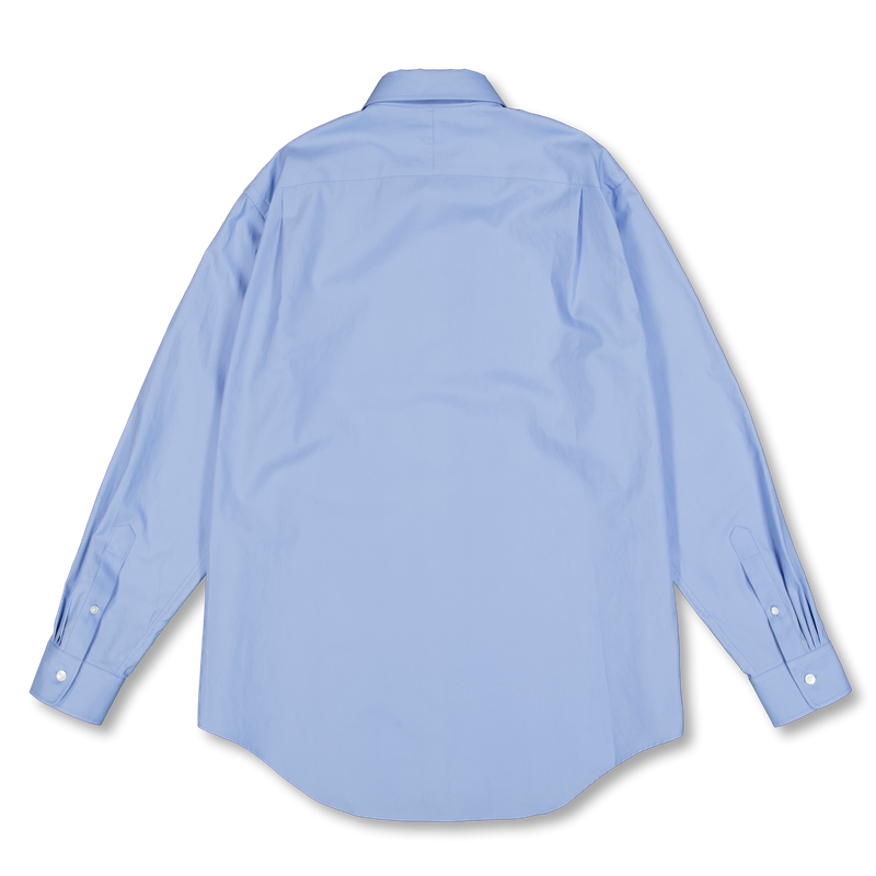 Auralee Washed Finx Twill Shirt Blue | Nitty Gritty