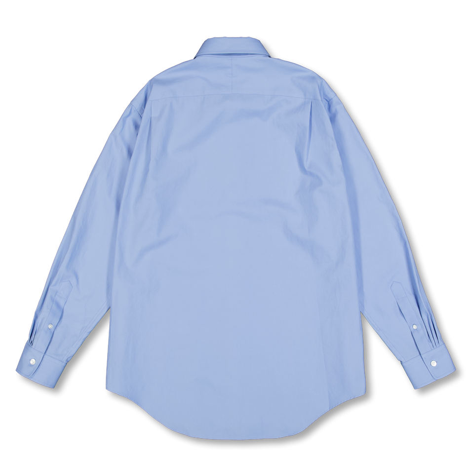 Auralee Washed Finx Twill Shirt Blue | Nitty Gritty