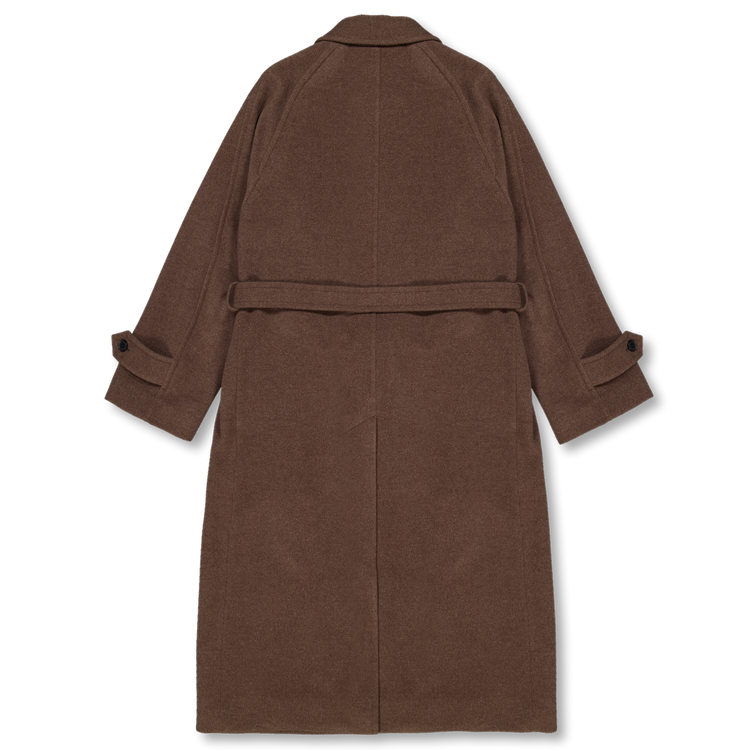 Super FIne Wool Mosser Soutien Collar Coat