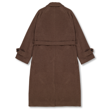 Super FIne Wool Mosser Soutien Collar Coat