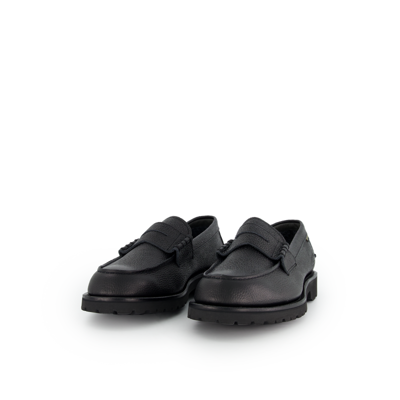 Regal Shoe & Co Beefroll Loafers - GTX Embossed Black | Nitty Gritty