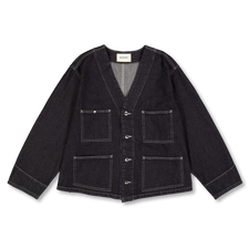 BEAMS BOY Denim Engineer Jacket - Black