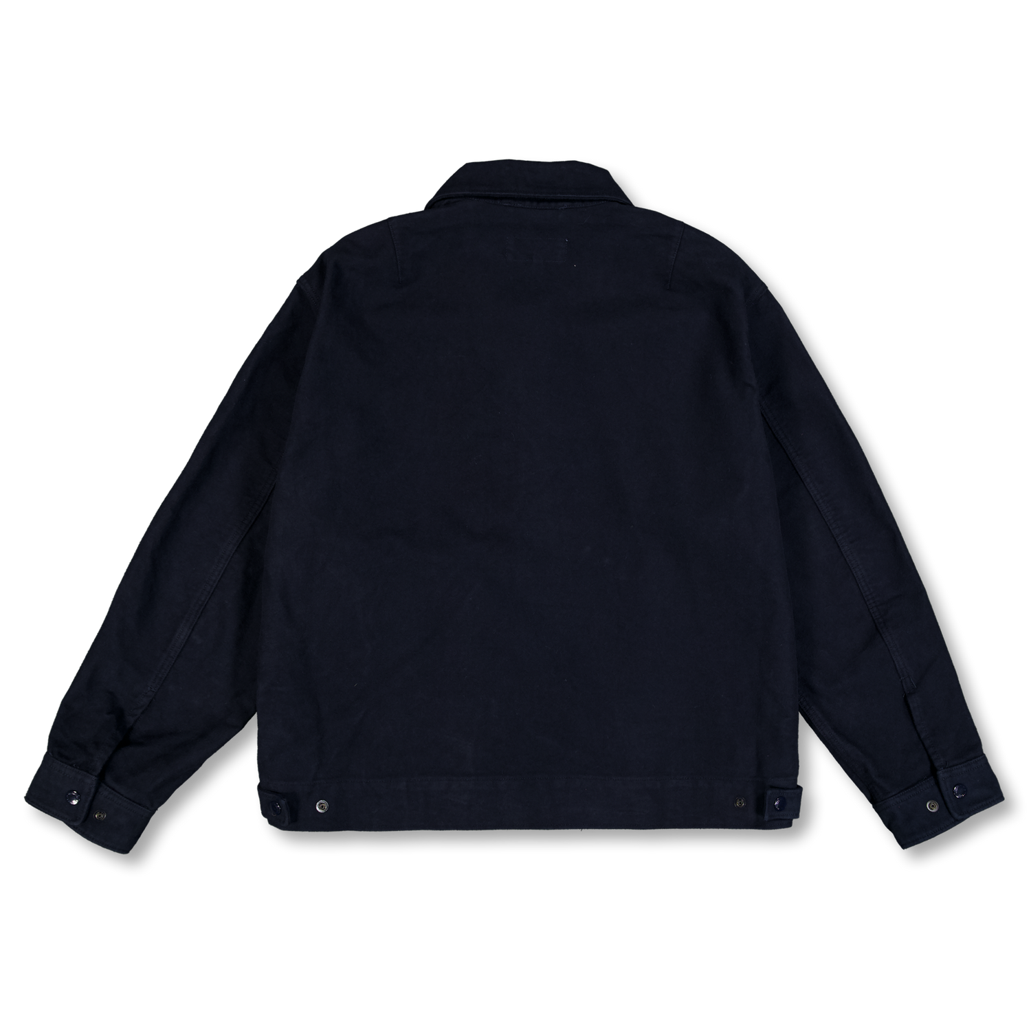 Engineered Garments Workaday Short Jacket Dk Navy Cotton Moleskin
