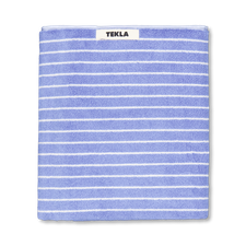 Tekla Terry Towel 70 x 140 - Clear Blue Stripes