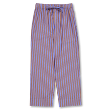 Tekla Poplin Pyjamas Pants - Chestnut Stripes