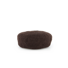 Câbleami                                           Shetland Wool Braid Beret - Brown