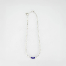 Gottlob Necklace Edition No. 2 - Blue/White Murano