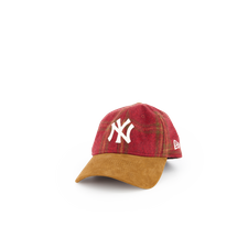 New Era                                            New York Yankees MLB Loden Suede 9TWENTY - Dark Red