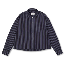 mfpen New Format Shirt - Black Office Stripe