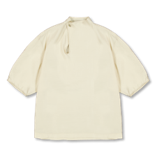 Lemaire Soft Collar Top - Oat Milk