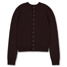 Lemaire Reversible Buttoned Sweater - Ebony