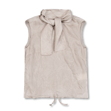 Our Legacy Virtuous Top - Ghost Grey Wax Dipped Cupro