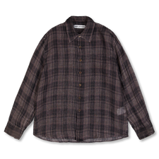 Our Legacy Above Shirt - Penumbra Check Sheercoat Linen