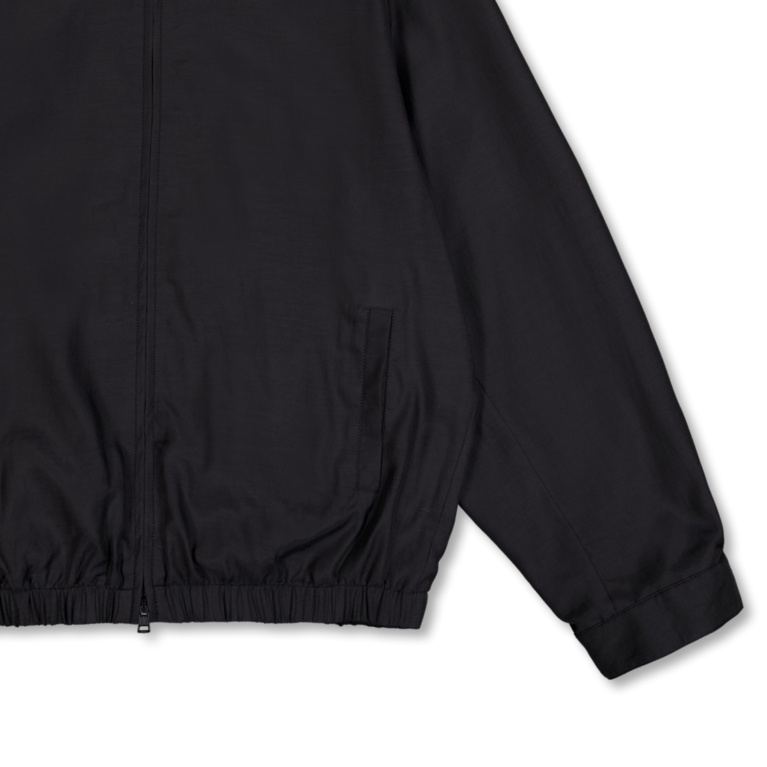 Our Legacy Casino Jacket Still Black Calm Cupro Cotton | Nitty Gritty