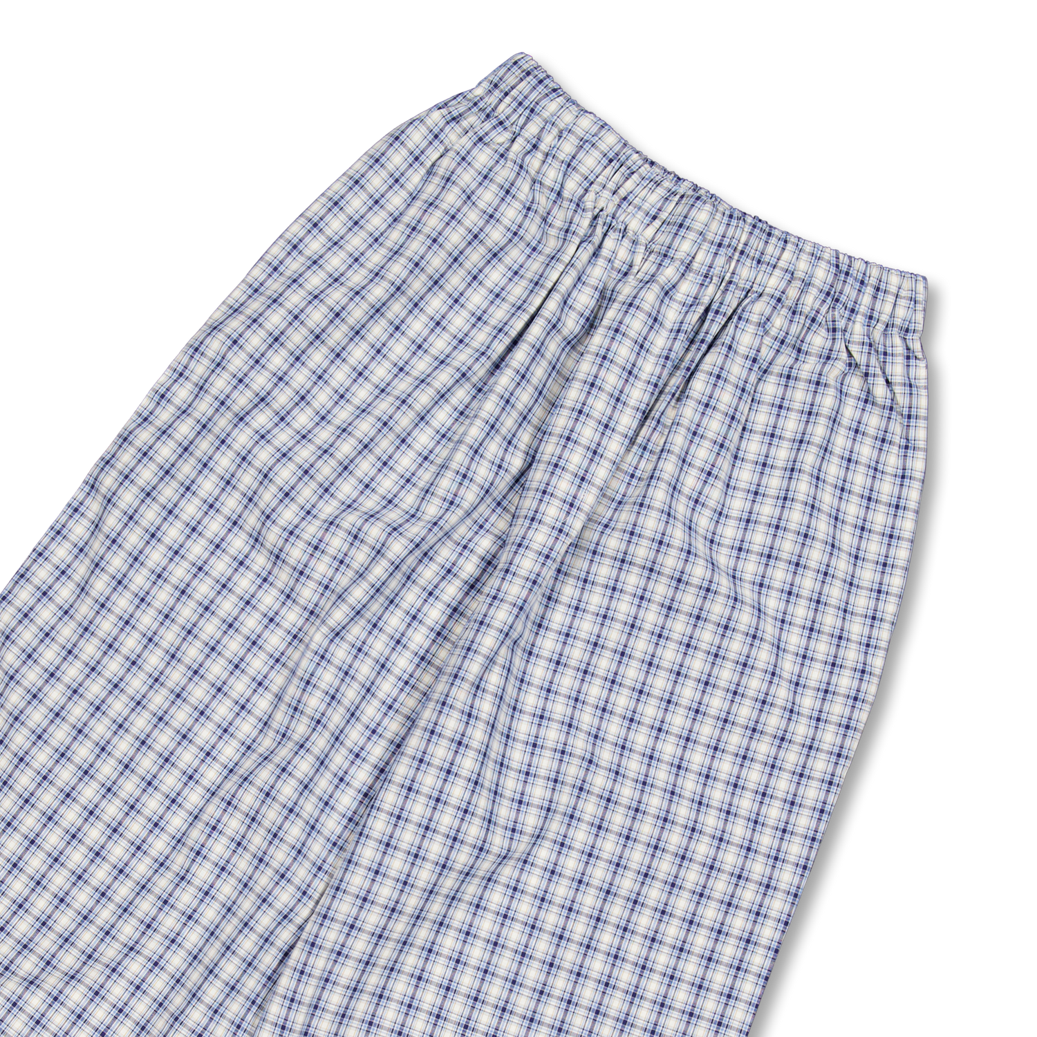 Baserange Claude Pants Blue Check | Nitty Gritty