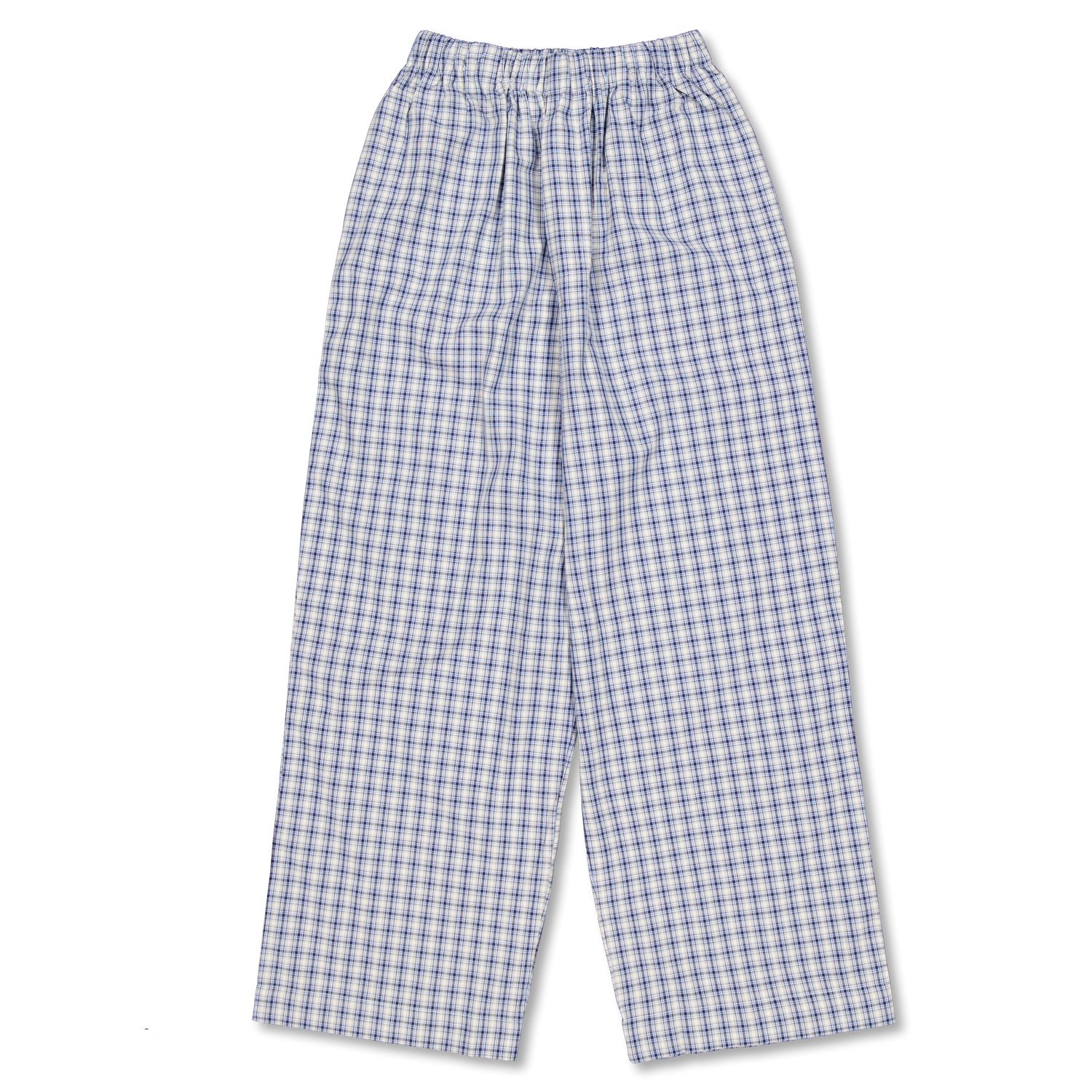 Baserange Claude Pants Blue Check | Nitty Gritty